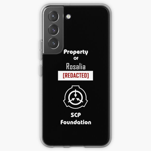 Property of Rosalia [REDACTED] SCP Foundation Samsung Galaxy Soft Case RB2510 product Offical rosalia Merch