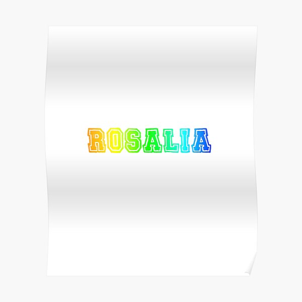 ROSALIA in rainbow color Poster RB2510 product Offical rosalia Merch