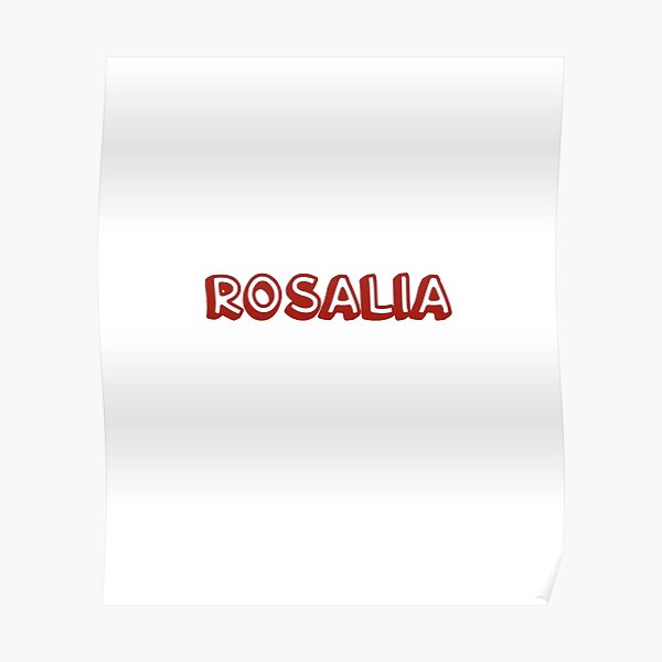 ROSALIA Poster RB2510 product Offical rosalia Merch