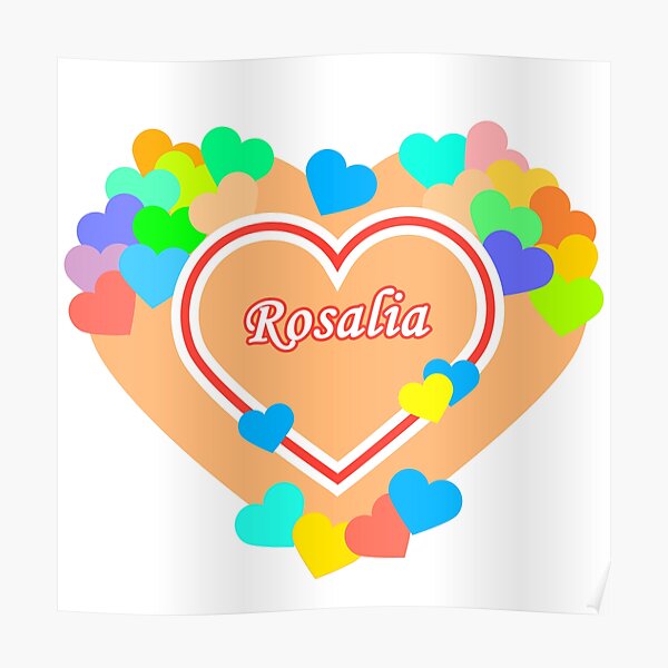 My Heart Rosalia Poster RB2510 product Offical rosalia Merch