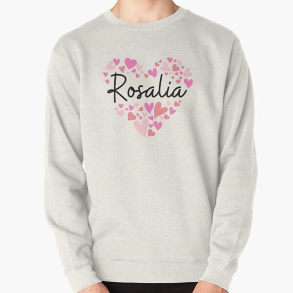 Rosalia, red and pink hearts Pullover Sweatshirt RB2510 product Offical rosalia Merch