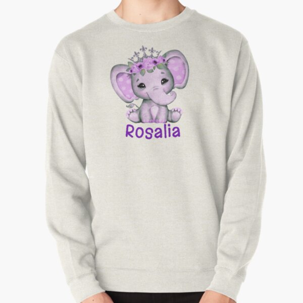 Cute Elephant Rosalia Pullover Sweatshirt RB2510 product Offical rosalia Merch