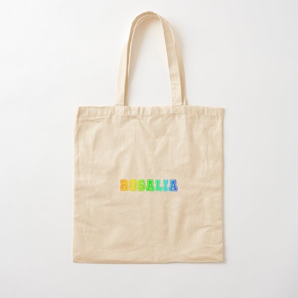 ROSALIA in rainbow color Cotton Tote Bag RB2510 product Offical rosalia Merch