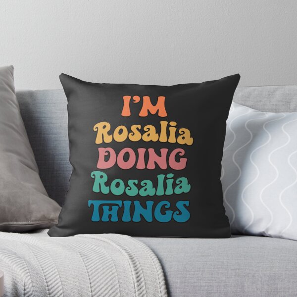 Rosalia Funny Retro First Name Throw Pillow RB2510 product Offical rosalia Merch