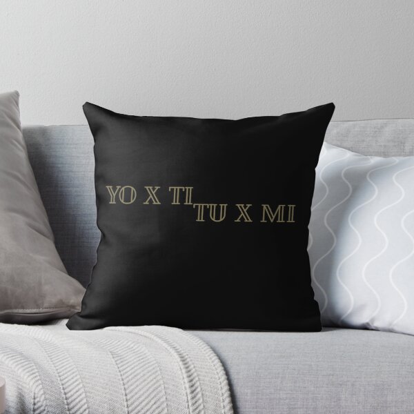 I x You, You x My Rosalia Ozuna Lettering Throw Pillow RB2510 product Offical rosalia Merch