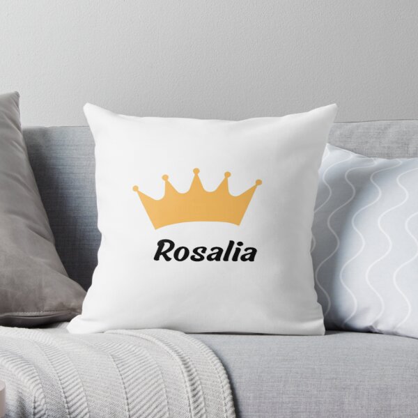 Rosalia Name Crown Throw Pillow RB2510 product Offical rosalia Merch