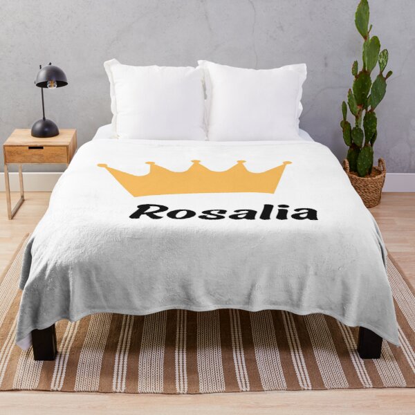 Rosalia Name Crown Throw Blanket RB2510 product Offical rosalia Merch