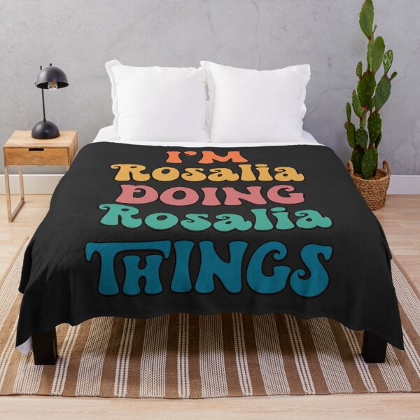 Rosalia Funny Retro First Name Throw Blanket RB2510 product Offical rosalia Merch