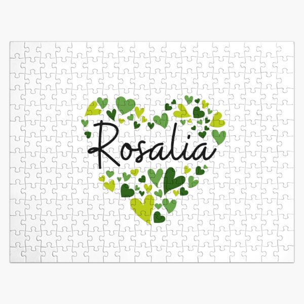 Rosalia, green hearts Jigsaw Puzzle RB2510 product Offical rosalia Merch