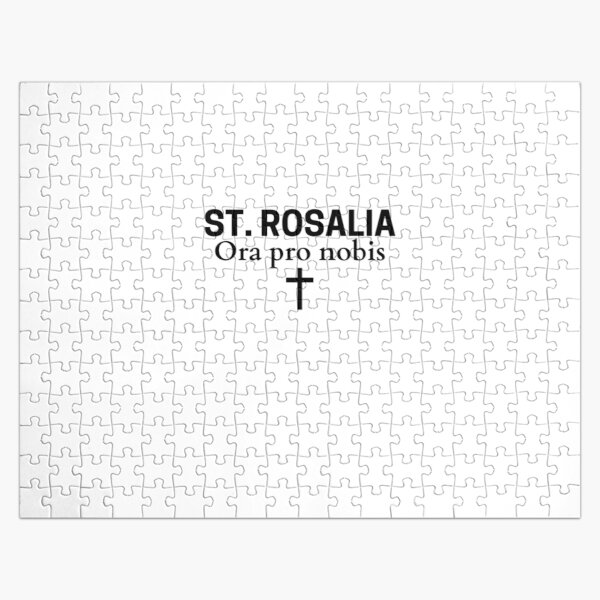 Saint | St. Rosalia pray for us, Catholic saint | patron saint design  Jigsaw Puzzle RB2510 product Offical rosalia Merch