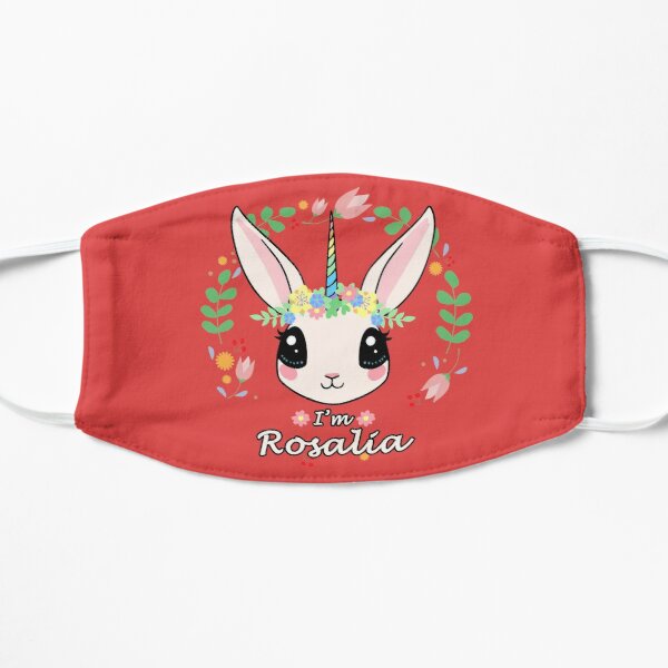I'm Rosalia the Unicorn Bunny Flat Mask RB2510 product Offical rosalia Merch